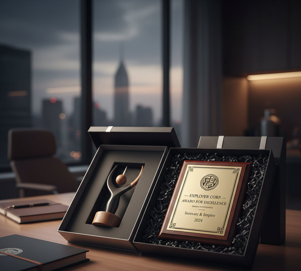 Premium handmade rewards and recognition corporate gifts 